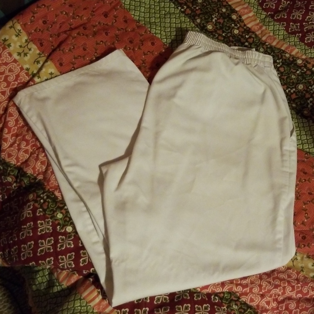 Nursing Scrub Pants with elastic band Size Large